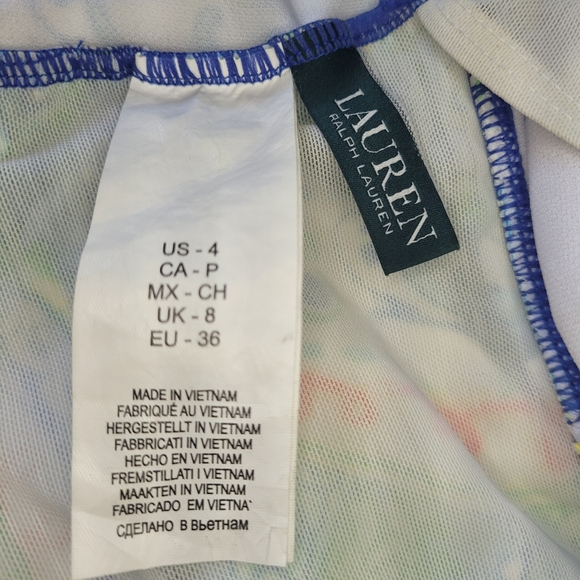 Ralph Lauren Paisley One Piece Swim Suit - Picture 5 of 5